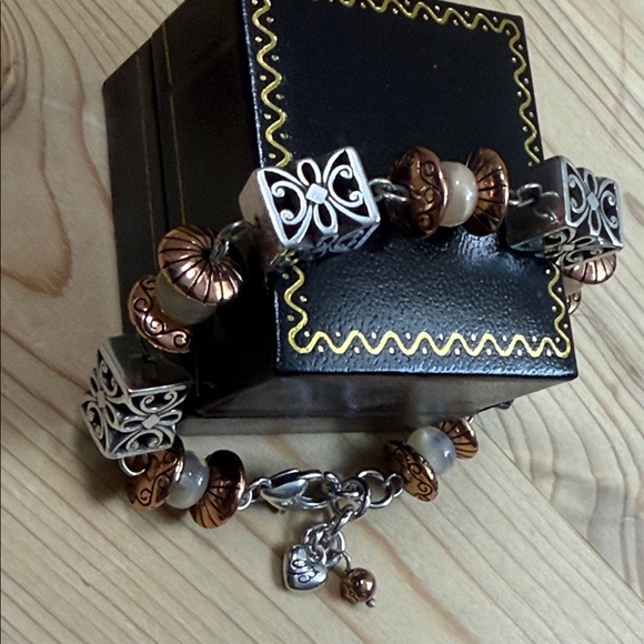 Brighton Silver and Copper Charm Bracelet - Picture 3 of 4